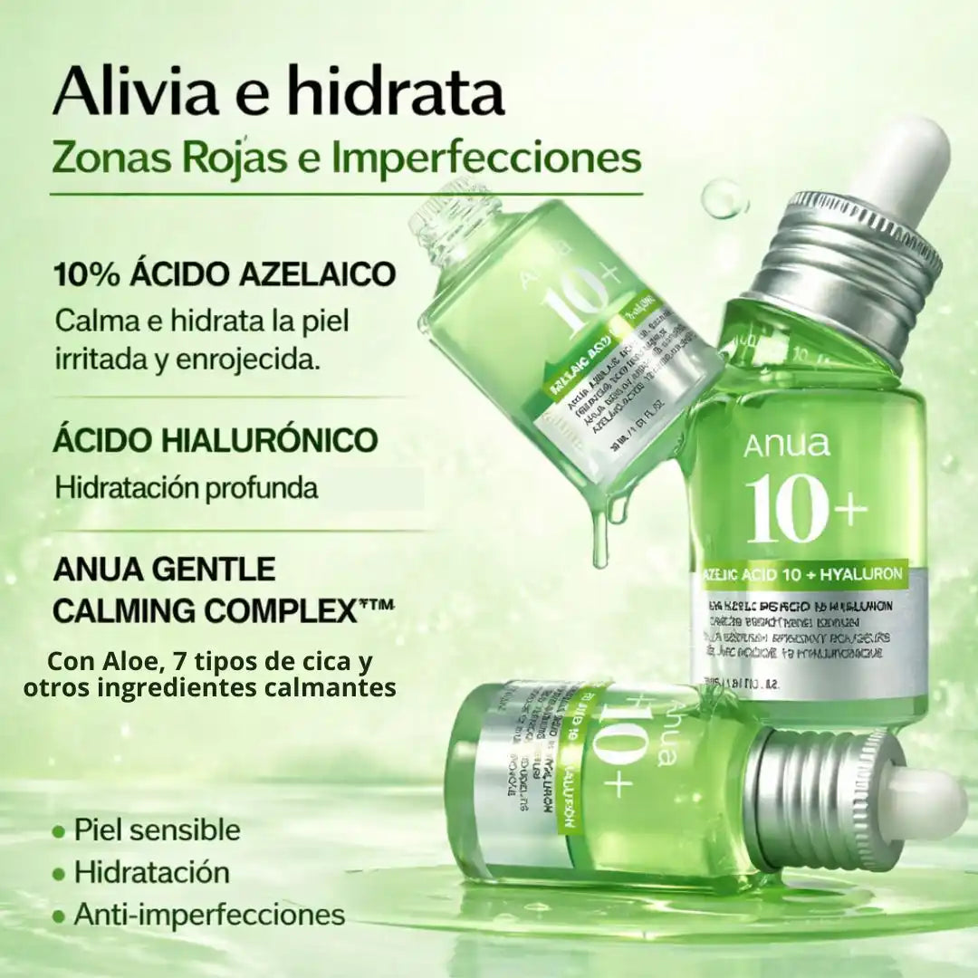 RedCalm™ Azelaic Serum – Suero Calmante con Ácido Azelaico para una Piel Más Uniforme