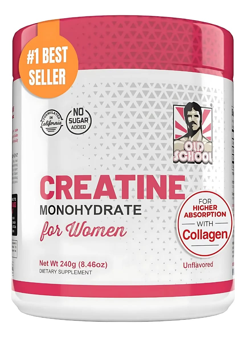 Creatina Premium para Mujeres con Colágeno