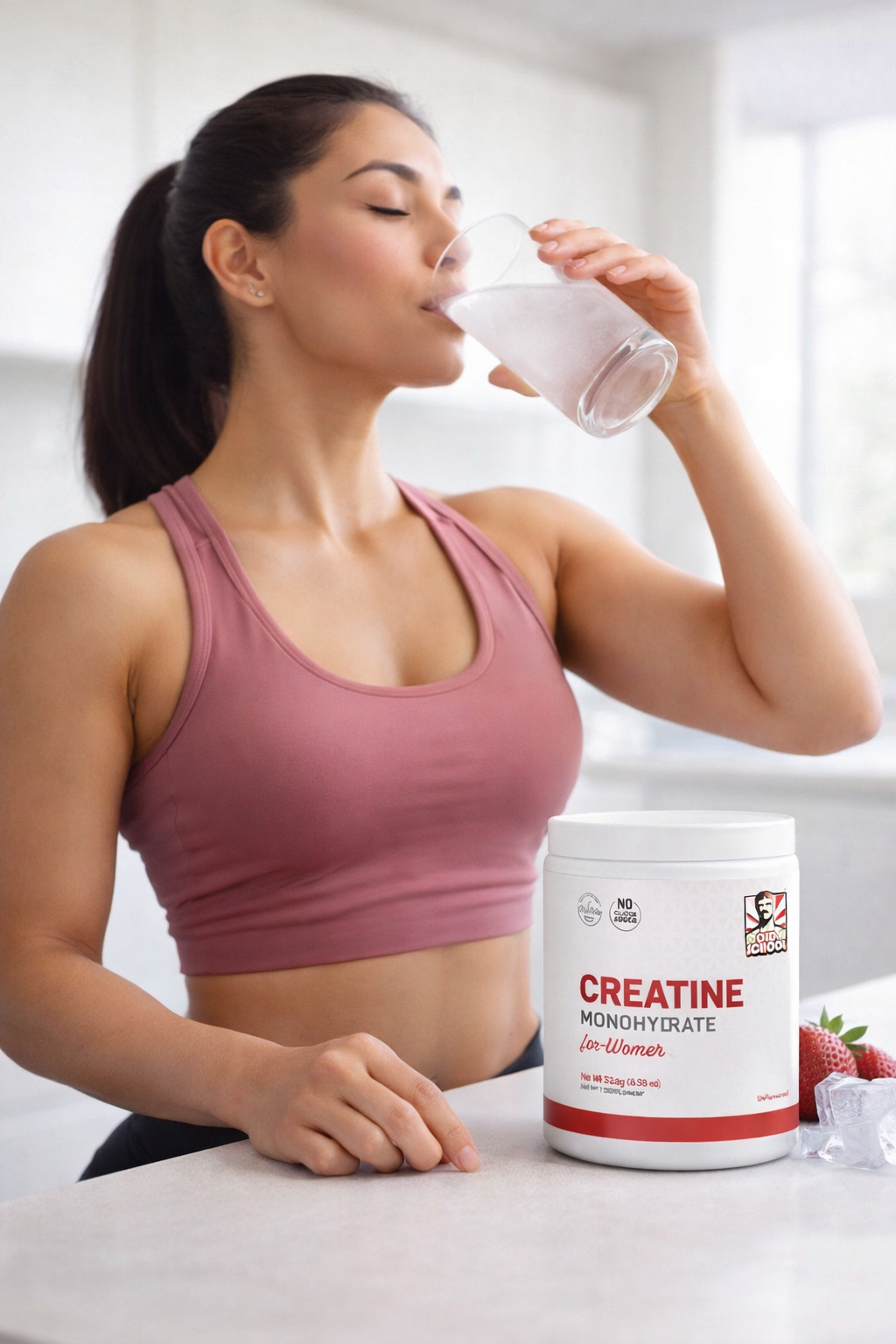 Creatina Premium para Mujeres con Colágeno
