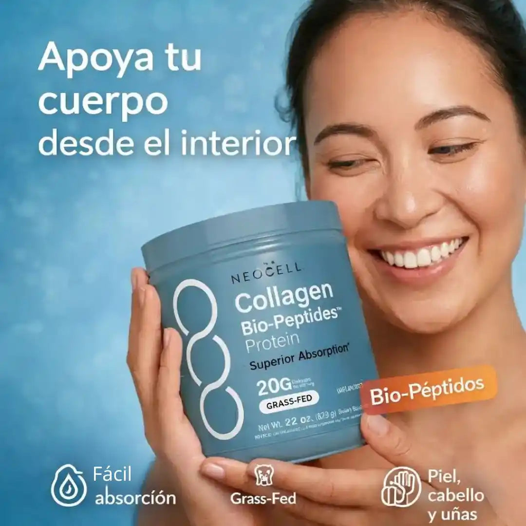 NeoCell® Bio Collagen Peptides – Colágeno Bioactivo | Apoya piel, articulaciones y bienestar diario