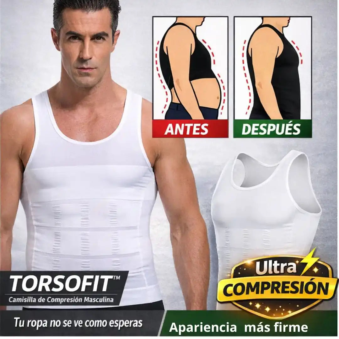 TORSOFIT™ | Camisilla de Compresión Masculina — Apariencia más estilizada