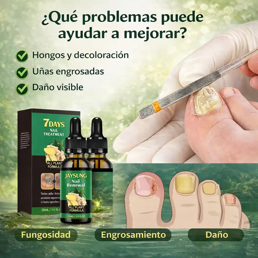 JAYSUNG® | Nail Renewal - Tratamiento para Uñas con Apariencia Más Saludable y Fuerte