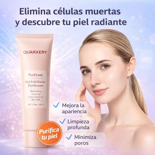 Quarxery® PureErase – Gel Exfoliante Purificante que Revela una Piel Más Lisa