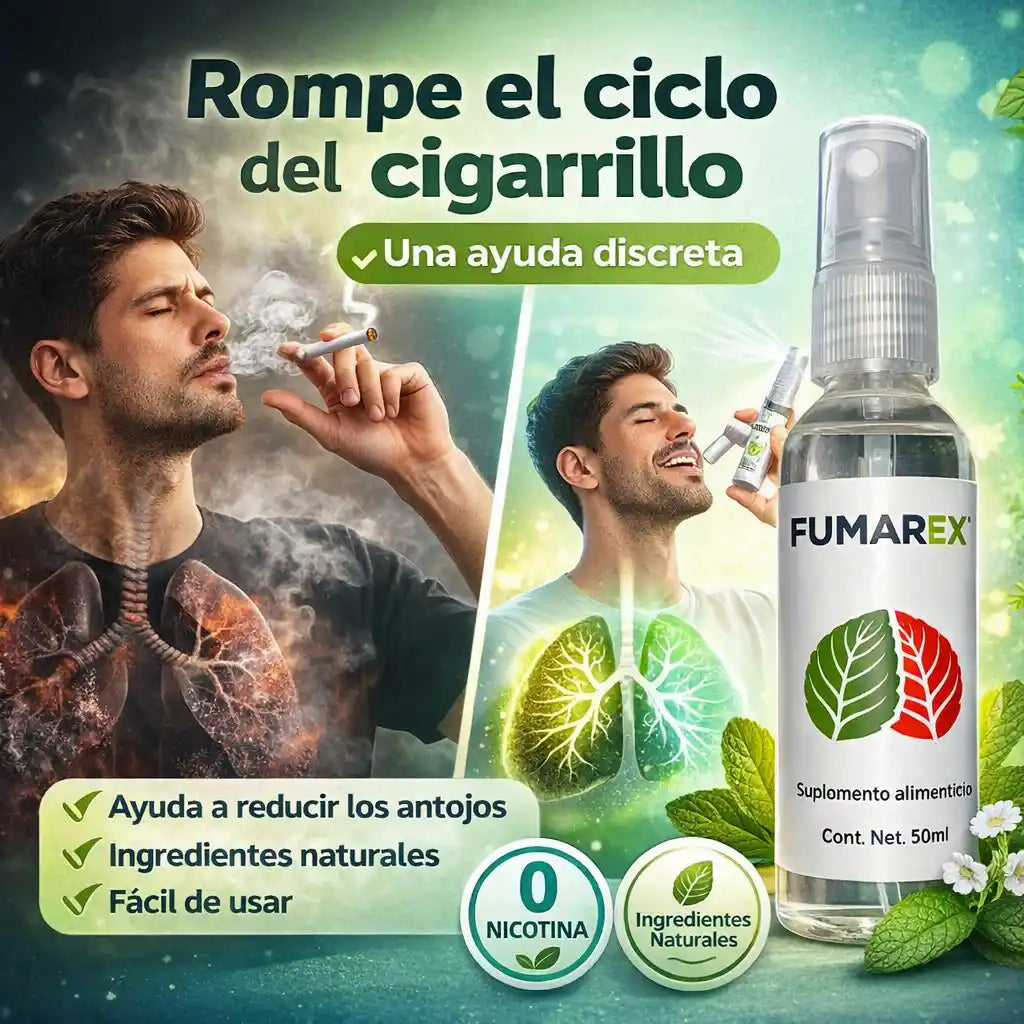 Fumarex® Spray – Spray Oral Natural para Reducir las Ganas de Fumar
