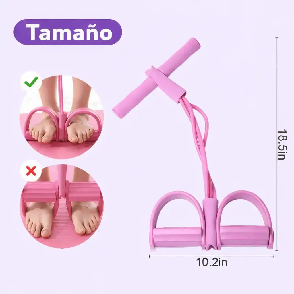 PowerBand™ Trainer – Banda de Resistencia con Pedal para entrenar todo tu cuerpo