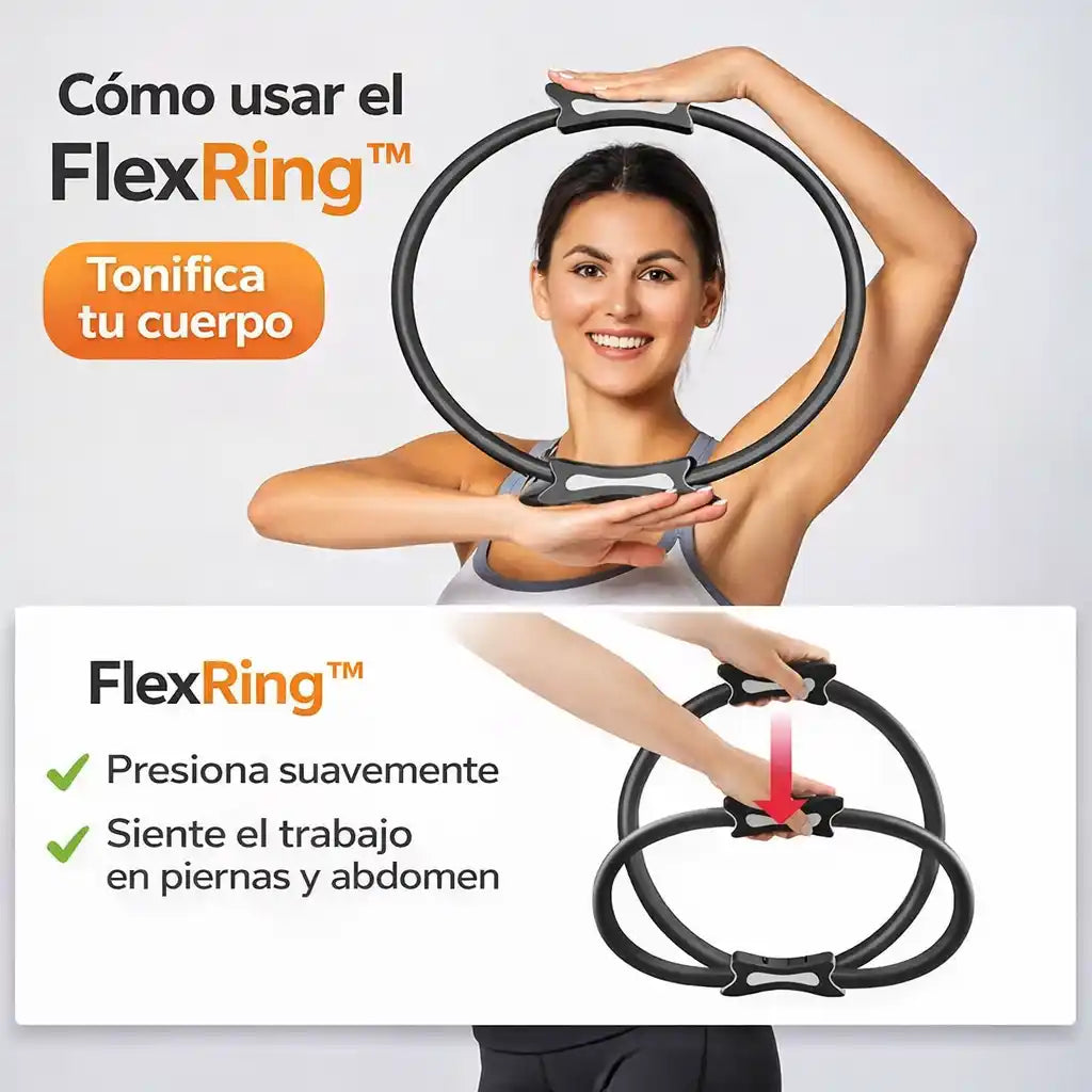 FlexRing™ Aro de Pilates Inteligente – Tonifica y fortalece tu cuerpo sin esfuerzo