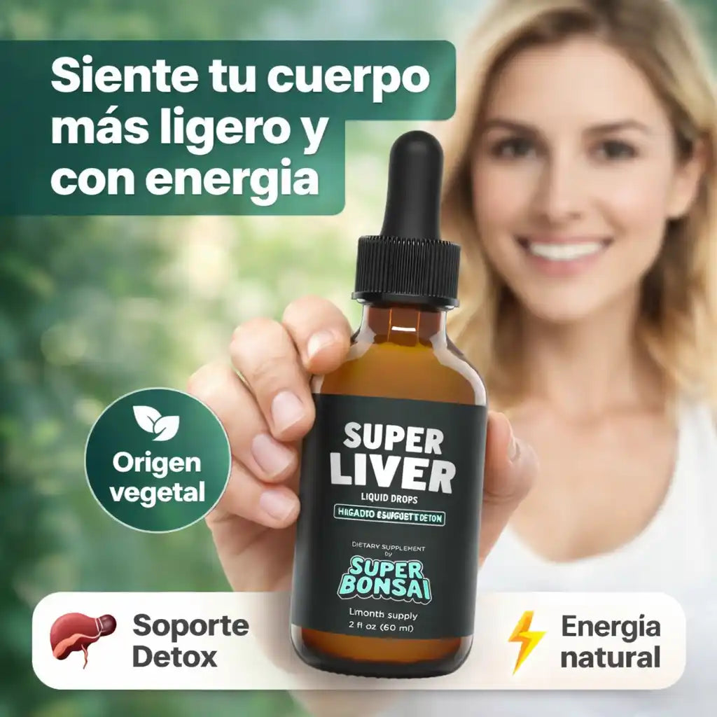 Super Liver® – Gotas Detox para Hígado y Digestión | Ligereza y Energía Natural