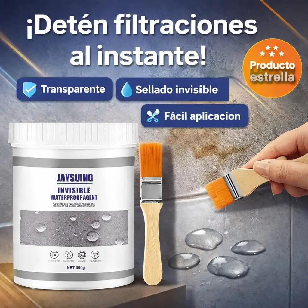 RainSeal™ – Sellador Invisible Antifiltraciones con Protección Inmediata