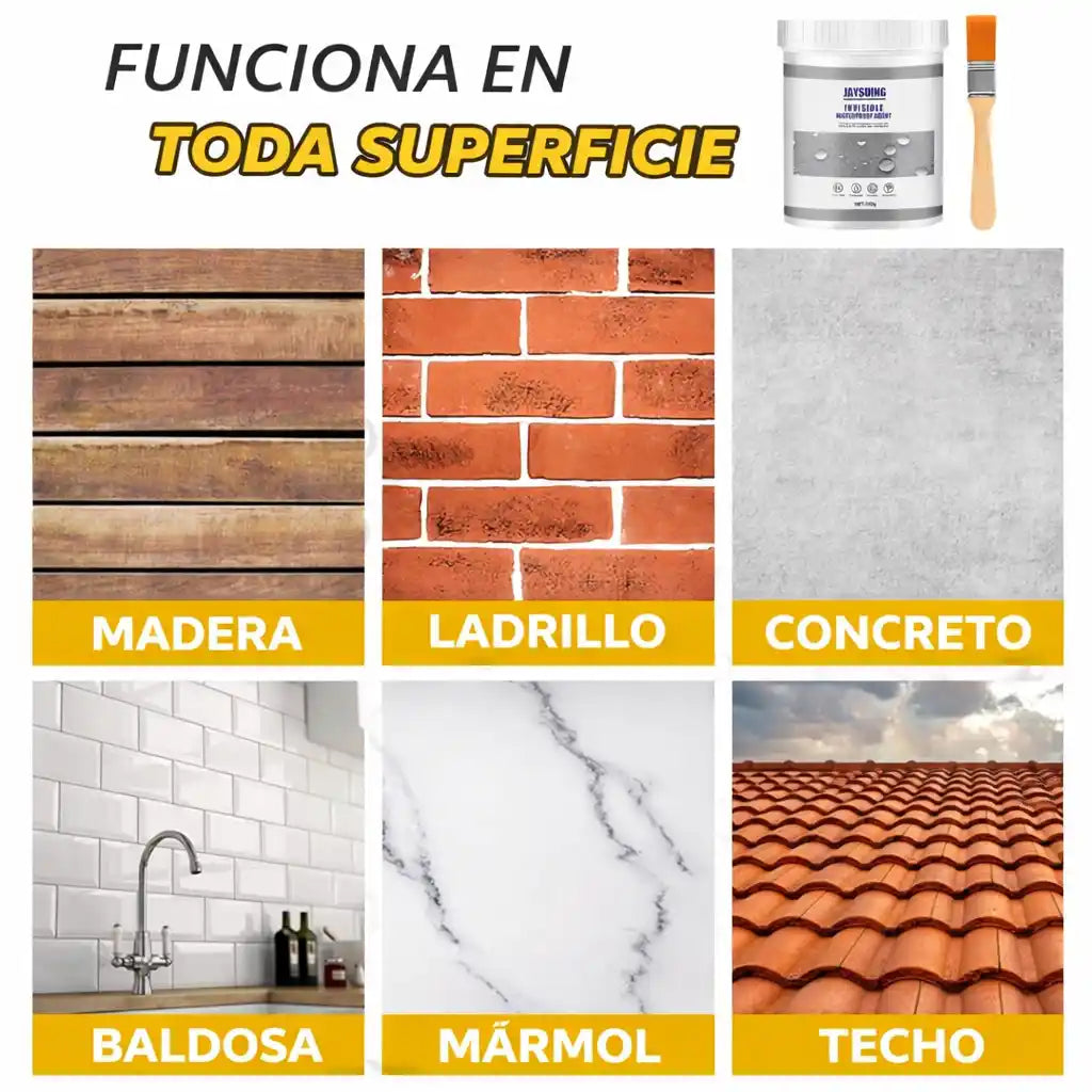 RainSeal™ – Sellador Invisible Antifiltraciones con Protección Inmediata