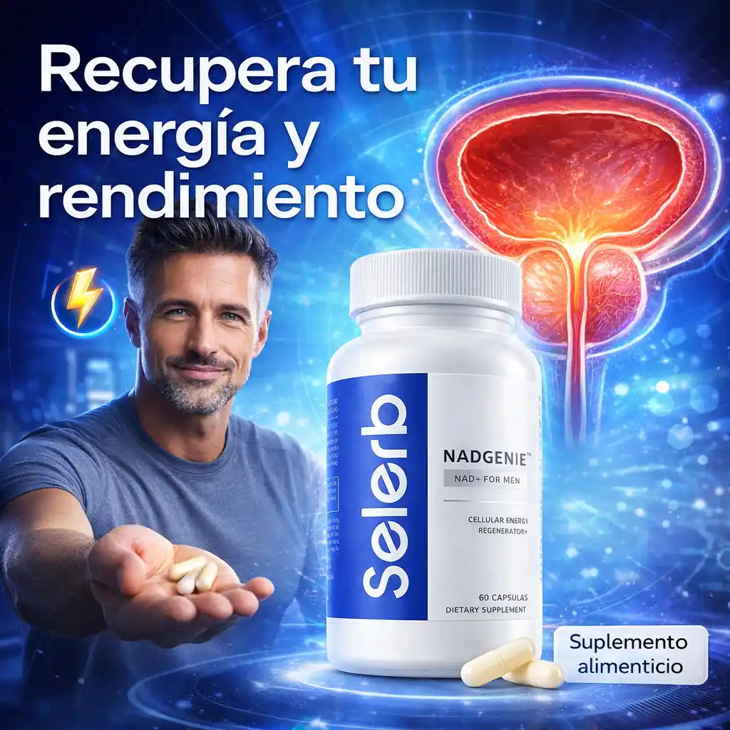 NAD Selerb® Booster – Energía Celular Masculina y Rendimiento Diario