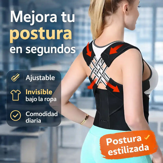 PostureLift® Chaleco Corrector de Postura – Te ayuda a mantener la espalda Recta