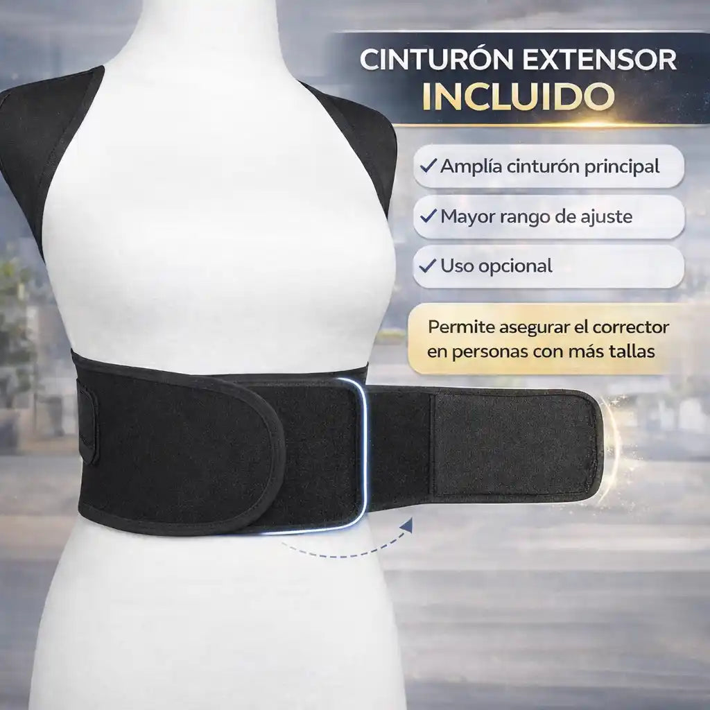 PostureLift® Chaleco Corrector de Postura – Te ayuda a mantener la espalda Recta