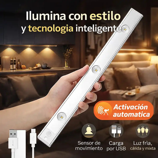 GlowBar™ Luz de Galería Inteligente 60cm – Iluminación automática