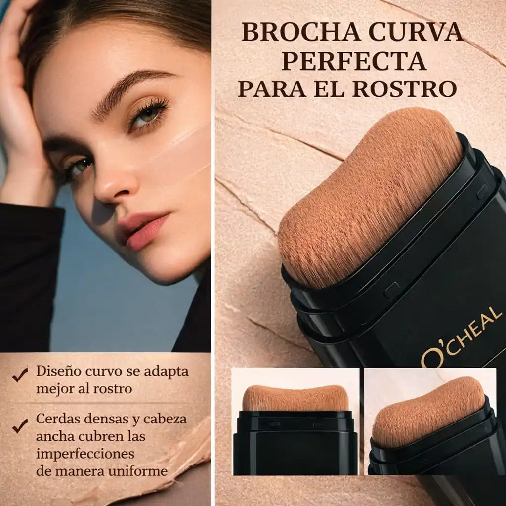 Foundation Stick™ – Base en Barra de Alta Cobertura para un Rostro Uniforme en Segundos