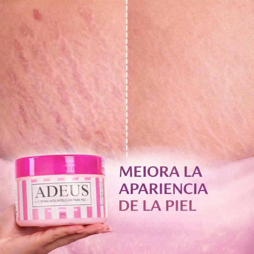 ADEUS® — Crema Corporal de Acción Integral que ayuda a mejorar la textura y firmeza de tu piel