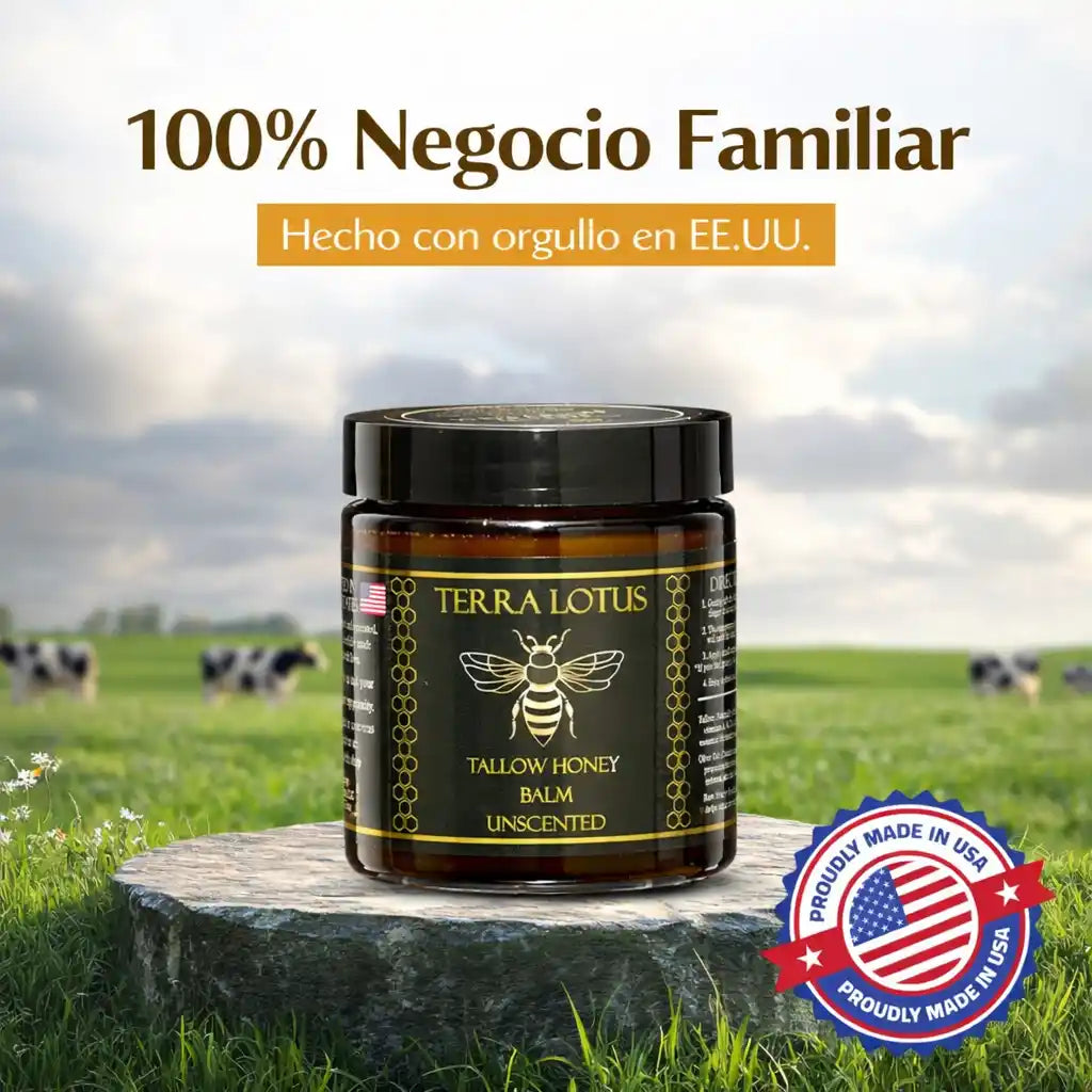 Tallow Honey® – Bálsamo Natural de Sebo y Miel | Hidratación pura que tu piel reconoce