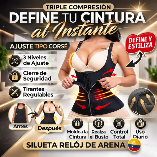 ShapeFit™ Chaleco Corsé Deportivo Reductor – Define tu cintura y estiliza tu figura