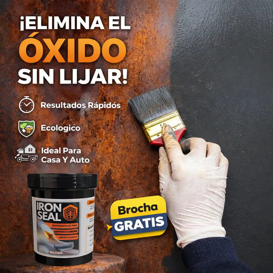 Iron Seal® – Reparación Antióxido | protección duradera para metal + Brocha Gratis