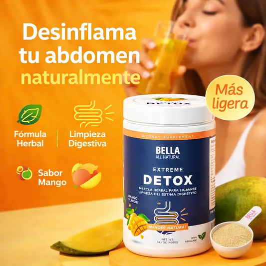 Bella All Natural™ Limpieza Digestiva Natural | para un Abdomen Más Liviano
