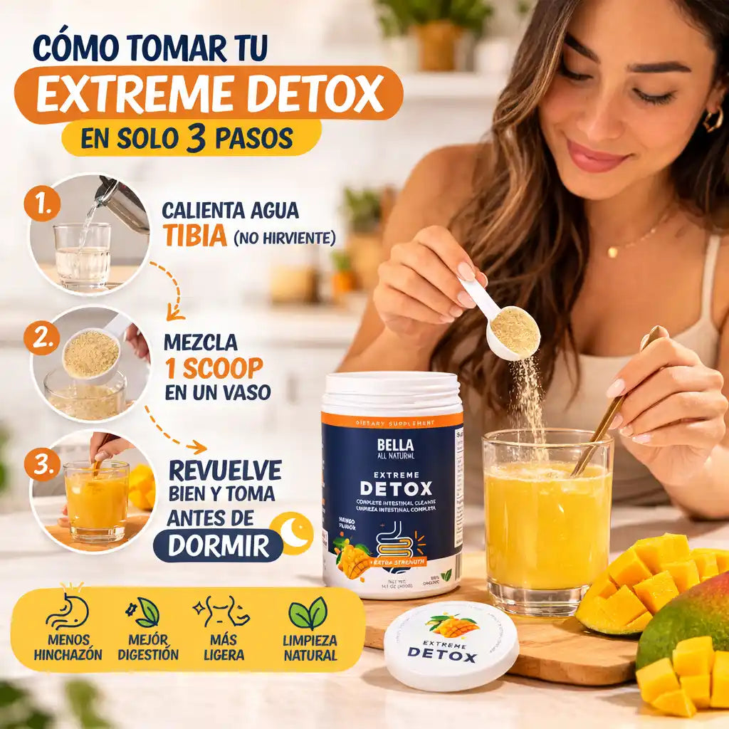 Bella All Natural™ Limpieza Digestiva Natural | para un Abdomen Más Liviano