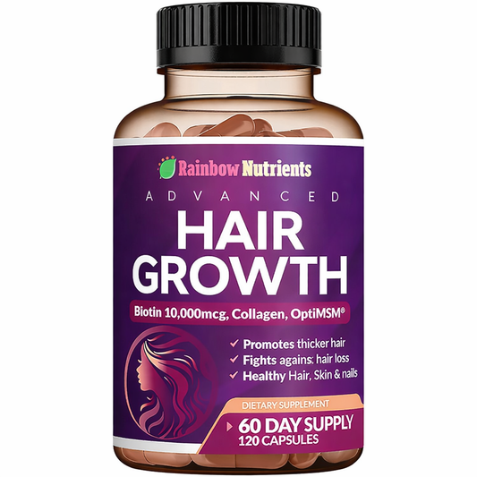 Hair Growth® – Vitamina para cabello con Biotina (120 cápsulas)