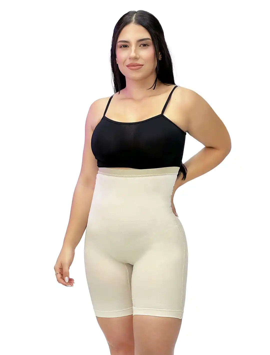 FlexShape™ Short Seamless Hasta la Rodilla – Moldea y mejora la apariencia de tu figura