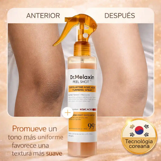 Peel Shot® by Dr. Melaxin – Spray Corporal Exfoliante | Ayuda a mejorar tono y textura
